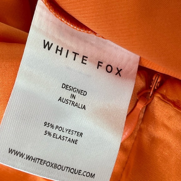 Sold WHITE FOX good feeling maxi skirt WHITE FOX Got game crop top SET orange M - Picture 13 of 16
